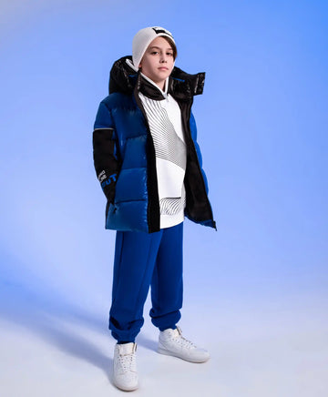 Трикотажни джогъри сини за момче Gulliver