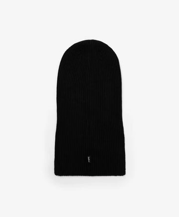 Черна плетена шапка-балаклава за момче Gulliver