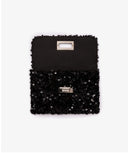 Чанта крос-боди с пайети черна за момиче Gulliver