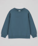 Суитшърт базов с дълъг ръкав и принт син детски Button Blue