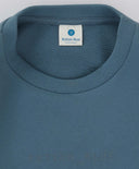 Суитшърт базов с дълъг ръкав и принт син детски Button Blue