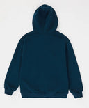 Суитшърт с качулка и принт син детски Button Blue