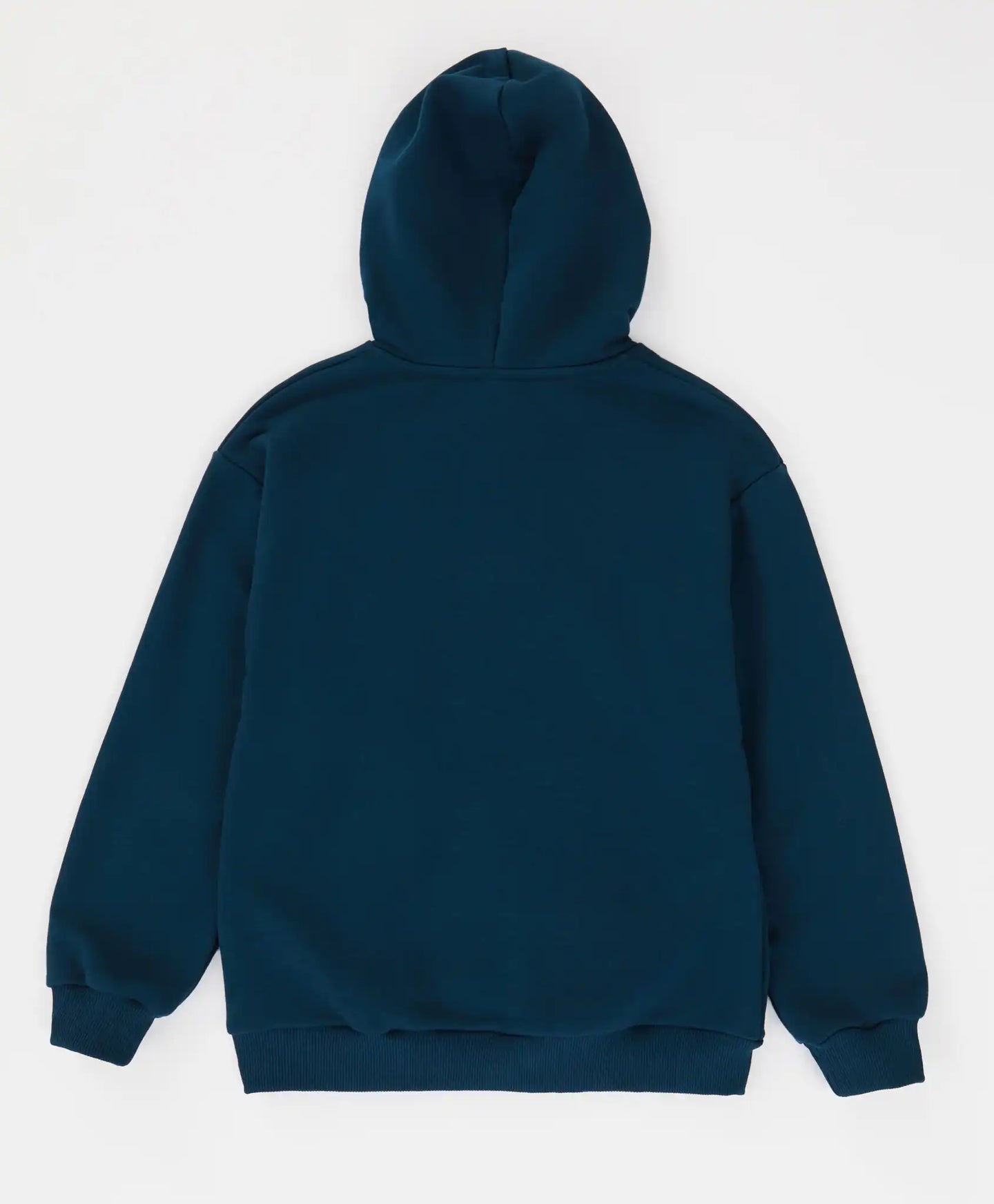 Суитшърт с качулка и принт син детски Button Blue