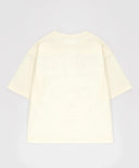 Тениска с къс ръкав и принт кремава за момче Button Blue