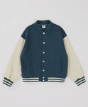 Бомбър подплатен с копчета светлосин детски Button Blue