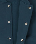 Бомбър подплатен с копчета светлосин детски Button Blue