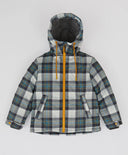Яке междинен сезон на каре водоотблъскващо с качулка многоцветно за момче Button Blue