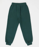 Джогъри подплатени с джобове с цип и принт зелени за момче Button Blue