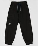 Джогъри карго с три джоба и ластичен колан черни за момче Button Blue