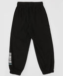 Джогъри карго с три джоба и ластичен колан черни за момче Button Blue