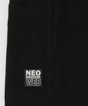 Джогъри карго с три джоба и ластичен колан черни за момче Button Blue