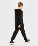 Джогъри карго с три джоба и ластичен колан черни за момче Button Blue