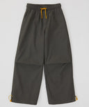 Панталони с плисета и регулиране на ширината на крачолите сиви за момче Button Blue