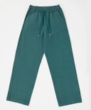 Панталони прави Straight fit с ластичен колан зелени детски Button Blue