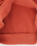 Суитшърт без цип с качулка и джобове оранжев детски Button Blue