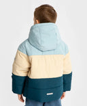 Яке междинен сезон водоотблъскващо с качулка многоцветно за момче Button Blue