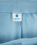 Джогъри подплатени с ластичен колан и релефен принт светлосини за момче Button Blue