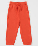 Панталони с джобове и ластичен колан оранжеви за момче Button Blue