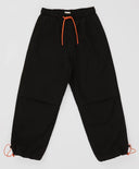 Панталони с плисета и регулиране на ширината на крачолите черни за момче Button Blue