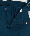 Панталони подплатени със свалящи се тиранти водоустойчиви сини за момче Button Blue