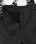 Панталони подплатени със свалящи се тиранти черни детски Button Blue