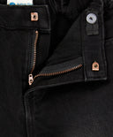 Дънки подплатени прави Regular fit черни детски Button Blue