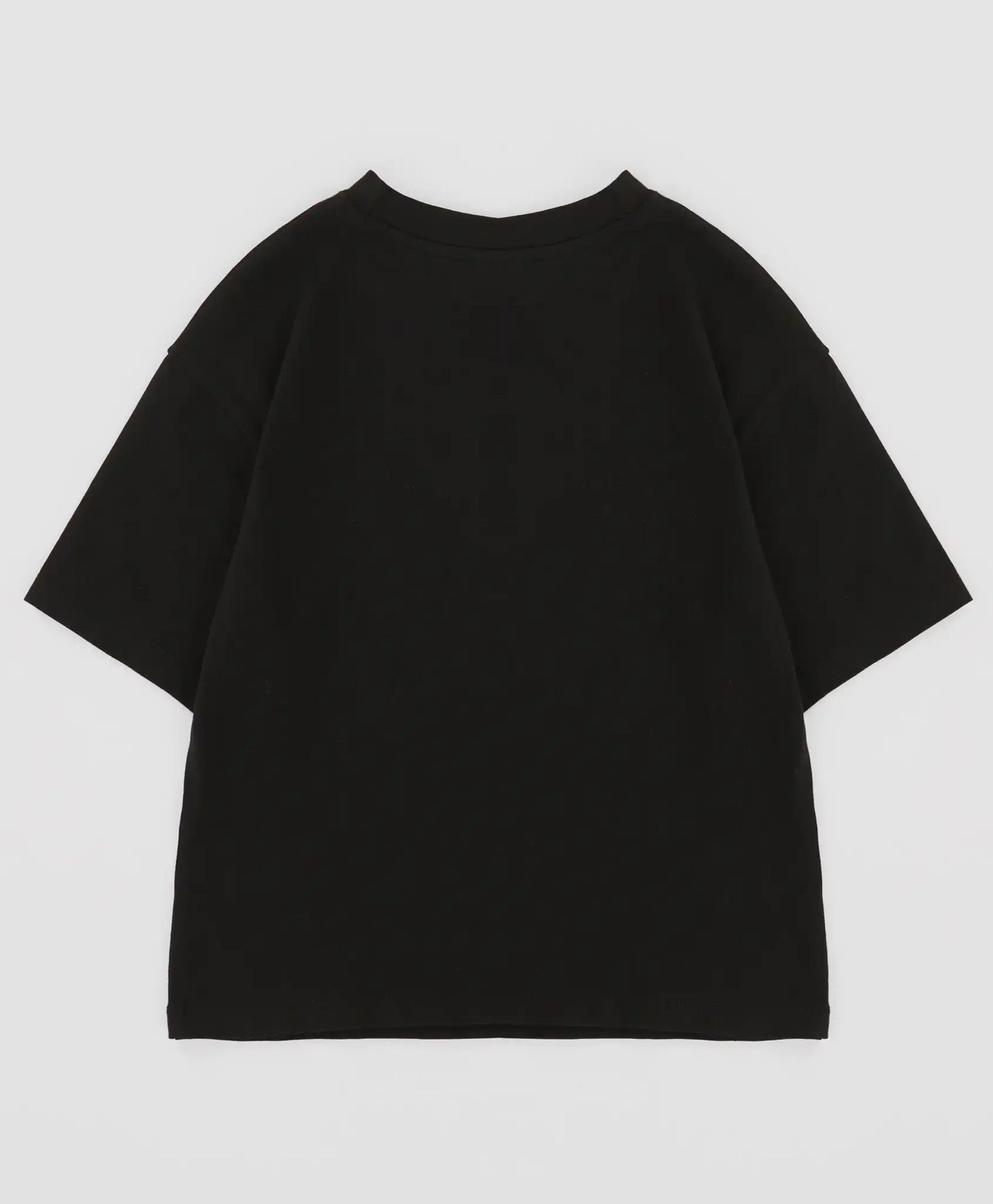 Тениска с къс ръкав и метализиран принт черна за момче Button Blue