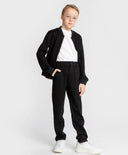 Суичър-бомбер с цип черен Button Blue