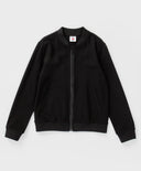 Суичър-бомбер с цип черен Button Blue