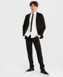 Едноредно сако с копчета черно Button Blue