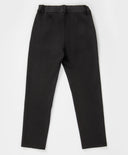 Панталони с притиснати ръбове черни Button Blue