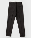 Панталони с ръбове черни за момче Button Blue