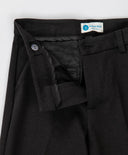 Панталони с ръбове черни за момче Button Blue