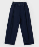 Панталони-банани с плисета сини Button Blue