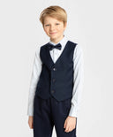 Папийонка на ситни сини точки Button Blue