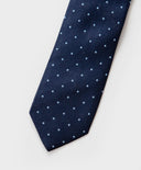 Вратовръзка на точки с готов възел синя Button Blue