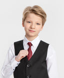 Вратовръзка на ластик червена за МОМЧЕ основен изглед