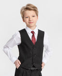 Вратовръзка на ластик червена Button Blue