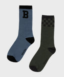 Чорапи Комплект от два чифта за МОМЧЕ основен изглед