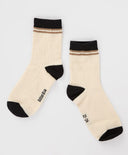 Комплект от два чифта високи чорапи многоцветни за момче Button Blue