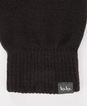 Ръкавици плетени сиви детски Button Blue