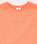 Тениска базова с къс ръкав и принт коралова детска Button Blue