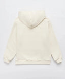 Худи с качулка оверсайз кремаво детско Button Blue