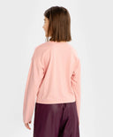 Тениска с дълъг ръкав и принт розова за момиче Button Blue