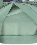 Суитшърт оверсайз с качулка и принт зелен за момиче Button Blue