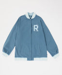 Бомбър с копчета син детски Button Blue