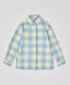 Риза на каре с дълъг ръкав топла с копчета многоцветна детска Button Blue