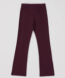 Трикотажни панталони буткат с разрези отпред лилави за момиче от Button Blue