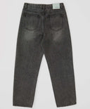 Дънки Regular fit с прав силует и ефект на изтъркване сиви детски от Button Blue