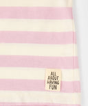 Лонгслив на райета многоцветен за момиче Button Blue